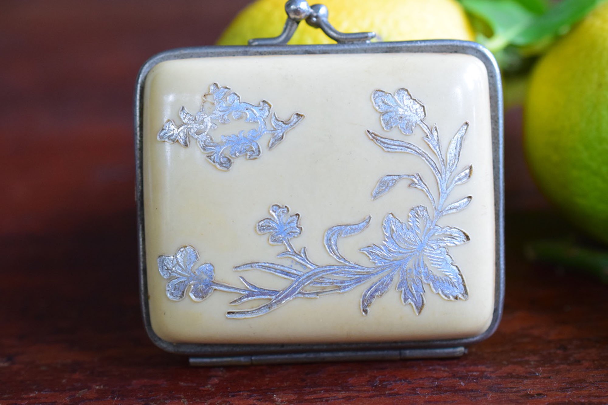 French Silver Chatelaine Coin Purse — For The Love of France